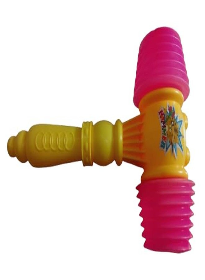 ZOKCY (Pack of 1 Pcs) Chu Chu Sound Hummer Toy for Kids/Multicolor Plastic Hummer Toy/Toy for New Born Baby Kids/Easy to Hold Hand for Small Child/Baby Toy for Kids/Chu chu Hummer - Image 4